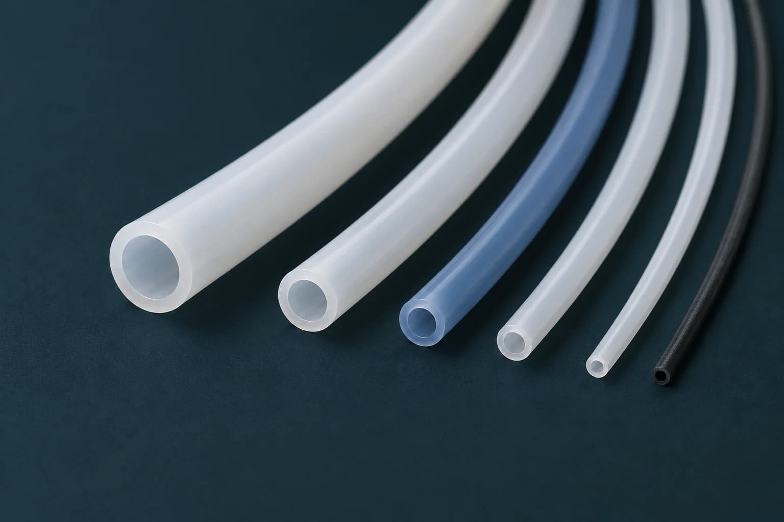 PTFE tubes and liners in varied colours, diameters and wall thicknesses
